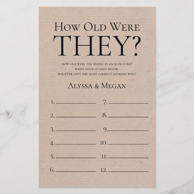 Rustic How Old Were They LGBTQ (Front)