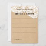 Rustic Hydrangeas Floral Wedding Advice<br><div class="desc">Make your guests filled with joy when they find out these cute cards with hydrangeas flowers asking advice for the new couple. Check our store for more invites and ideas for the wedding</div>