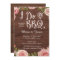 Rustic I do bbq invitation