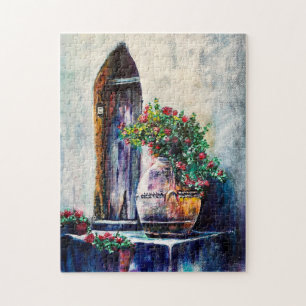 Rustic Italian European Art Multicolor Jigsaw Puzzle