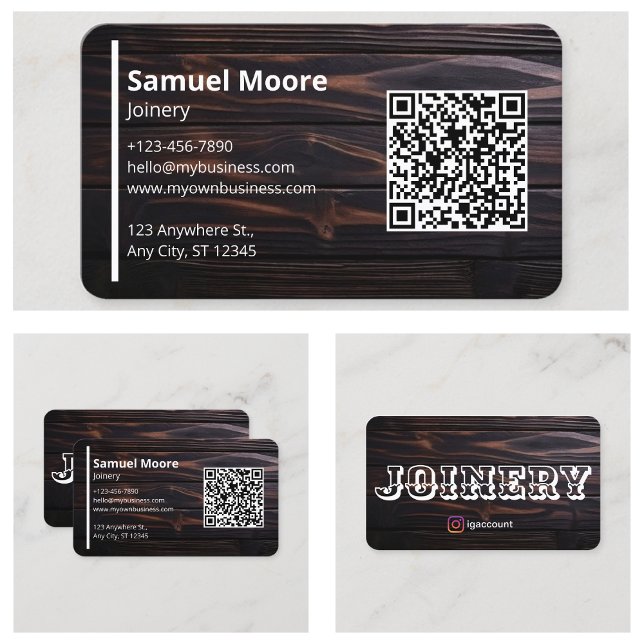 Rustic Joinery Business Card (Rustic Joinery Business Card
)
