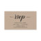 Rustic Kraft, Black Script, RSVP respond