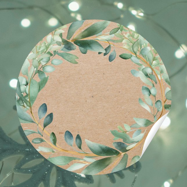 Rustic kraft Blank Christmas jam ingredient Label (Creator Uploaded)