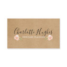Rustic Kraft Boho Signature Rose Floral Motif