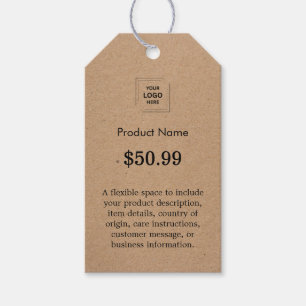 Rustic Kraft Business Product Price Tag Style