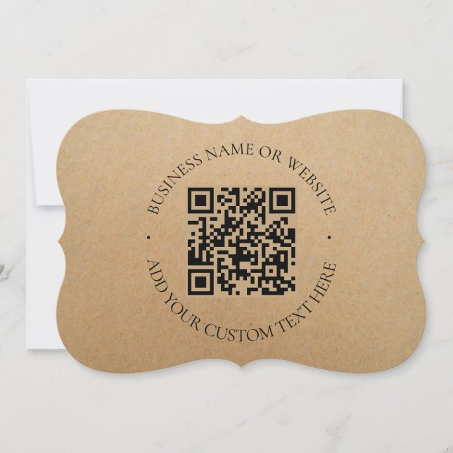 Rustic Kraft Modern Stylish Professional  (Front)