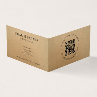 Rustic Kraft Modern Stylish Professional 