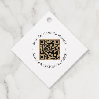 Rustic Kraft Modern Stylish Professional  Favour Tags