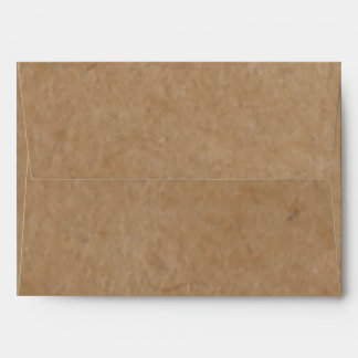 Rustic Kraft Paper Background Style Envelope