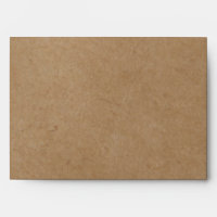 Rustic Kraft Paper Background Style Envelope