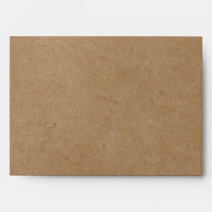 Rustic Kraft Paper Background Style Envelope