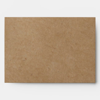 Rustic Kraft Paper Background Style Envelope