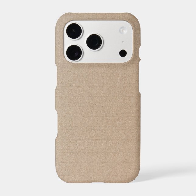 Rustic Kraft Paper Blank Template Custom (Back)