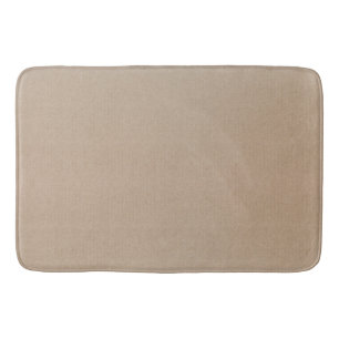 Rustic Kraft Paper Blank Template Custom Bath Mat