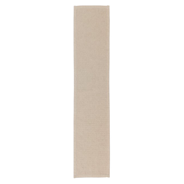 Rustic Kraft Paper Blank Template Custom Short Table Runner (Front)