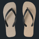 Rustic Kraft Paper Blank Template Custom Thongs<br><div class="desc">Check out these cool blank brown Kraft paper designs for your party. They feature a classic,  modern and elegant Kraft paper background. It is a fully customizable label for all your craft Etsy Home made goodies or your business.</div>