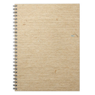 Rustic Kraft Paper: Textured Background. Notebook