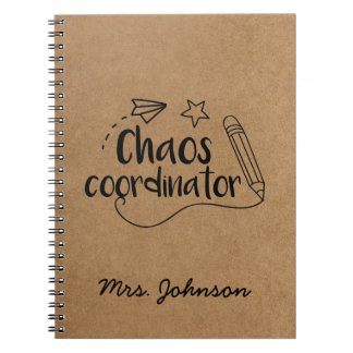 Rustic Kraft | Personalised Teacher Notebook