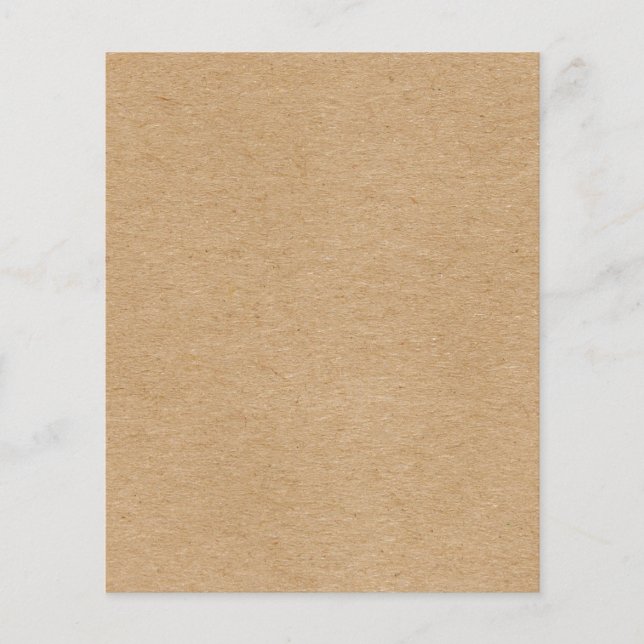 Rustic Kraft Simple Stylish Boho (Front)