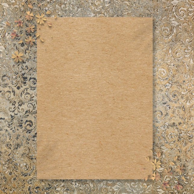 Rustic Kraft Simple Stylish Boho Invitation (Rustic Kraft Simple Stylish Boho Invitation)