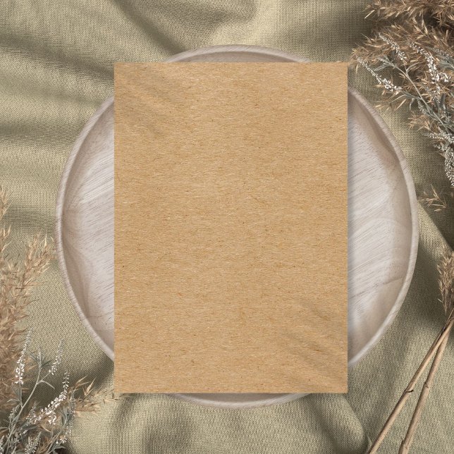Rustic Kraft Simple Stylish Boho Thank You Card (Rustic Kraft Simple Stylish Boho Thank You Card
)