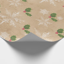 Rustic Kraft Wrapping Paper 