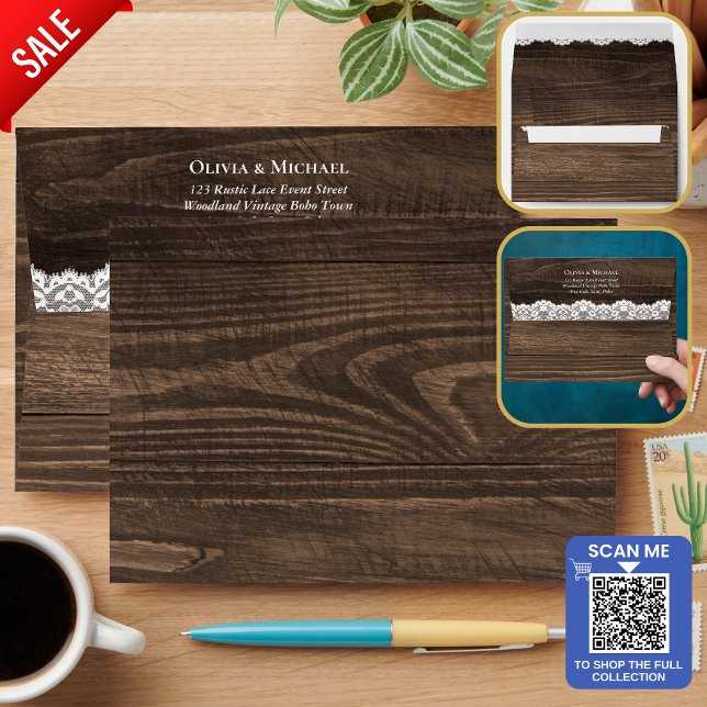 Rustic Lace Envelope (Creator Uploaded)