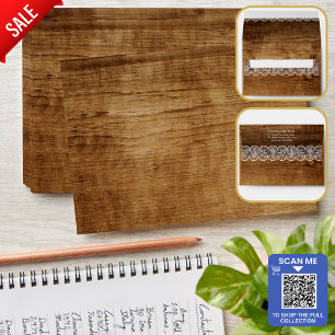 Rustic Lace Envelope