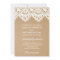 RUSTIC LACE | WEDDING INVITATION