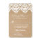 RUSTIC LACE | WEDDING RSVP ENCLOSURE CARD 2