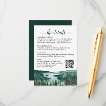 Rustic Lake Tahoe Wedding Details QR Code