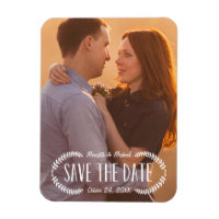 Rustic Laurel | Photo Save the Date