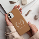 Rustic Laurel Script Monogram Name Case-Mate iPhone 14 Pro Max Case<br><div class="desc">Rustic Laurel Script Monogram Name phone case. Click the edit button to customise this design.</div>