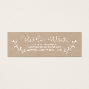Rustic Laurels Wedding Website