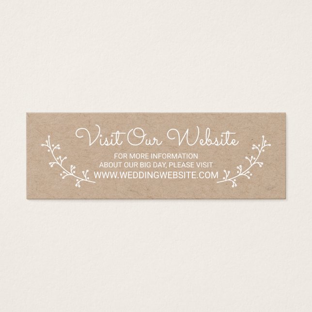Rustic Laurels Wedding Website (Front)