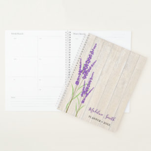 Rustic Lavender Botanical   Personalised Planner