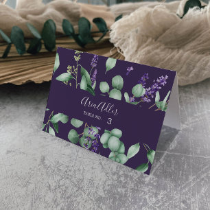 Rustic Lavender   Purple Wedding Place Cards