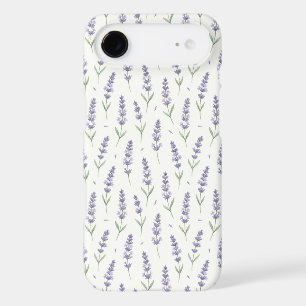 Rustic Lavender Sprigs Seamless Pattern