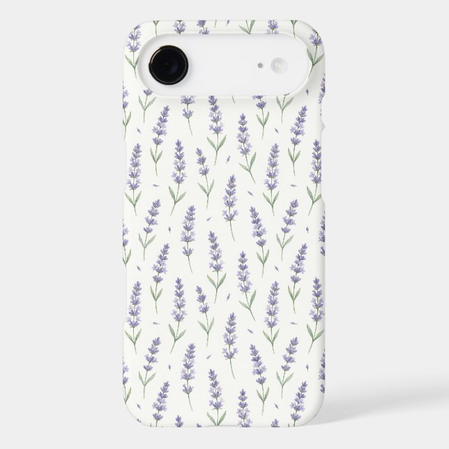 Rustic Lavender Sprigs Seamless Pattern (Back)
