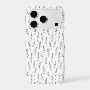 Rustic Lavender Sprigs Seamless Pattern
