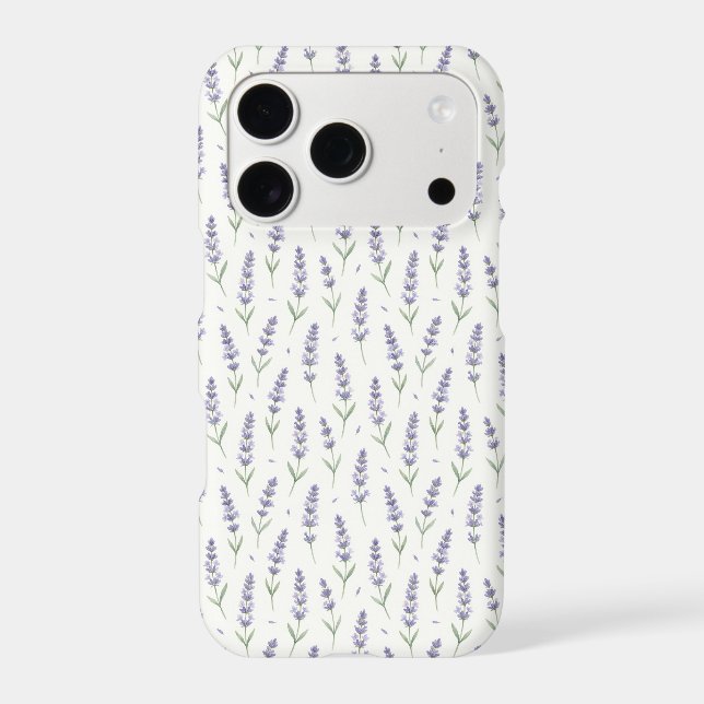 Rustic Lavender Sprigs Seamless Pattern (Back)