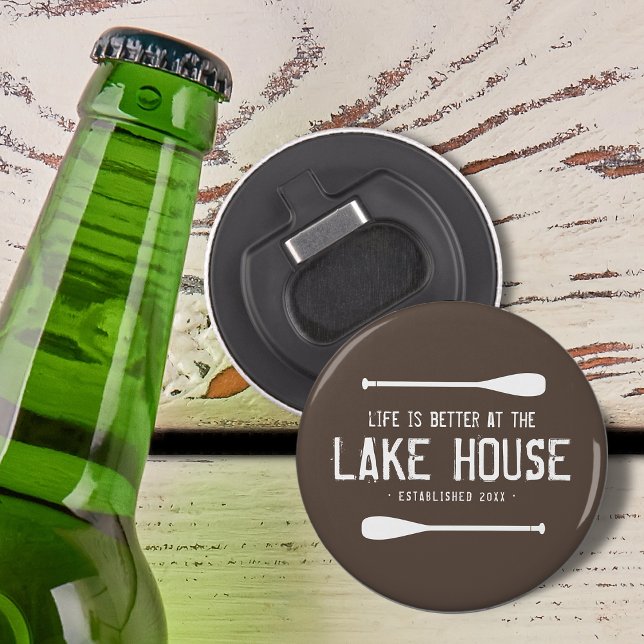 Rustic Life Is Better At The Lake House Paddles Bottle Opener (Rustic Life Is Better At The Lake House Paddles Bottle Opener)