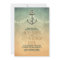 Rustic lights nautical rehearsal dinner invitation