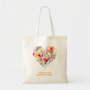 Rustic Lily Wreath Tote Bag for Country Charm