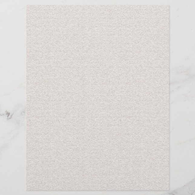 Rustic Linen Paper Custom Letterhead (Front)