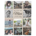 Rustic Linen Photo Collage Mother's Day Family