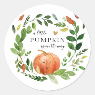 Rustic Little Pumpkin Favour Tags Fall Greenery