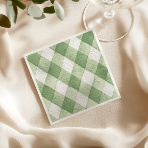 Rustic Locally Grown Neutral Sprout Baby Shower Napkin