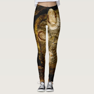 Rustic Log Roll Leggings