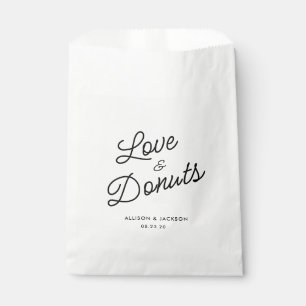 Rustic Love and Doughnuts Wedding Doughnuts Favour Favour Bag